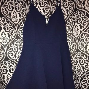 Navy blue dress